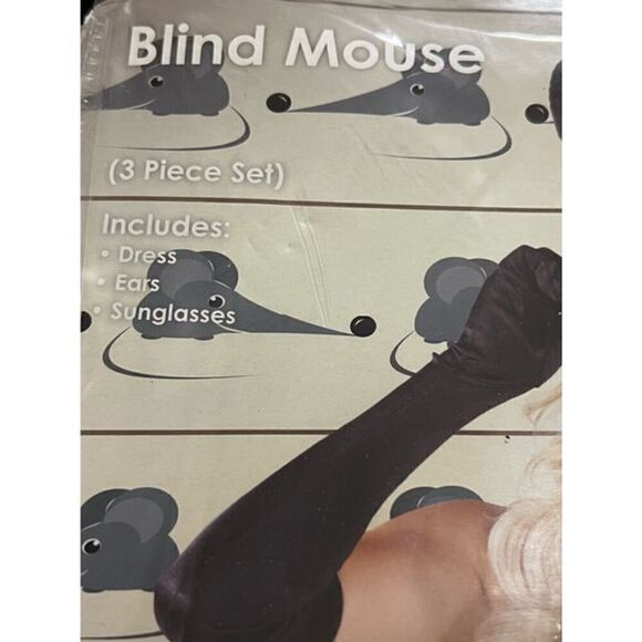Blind Mouse 3 Piece Costume Set Size S/M - Picture 5 of 7